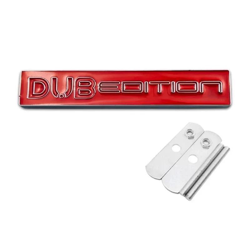 3D Металлический автомобиль DUB EDITION Передняя решетка капота Задний багажник Эмблема Наклейка Наклейки Аксессуары