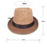 Men Baron Hat Straw Hat Spring Summer Sunshade Hat for Men Jazz Hat Gentleman Hat