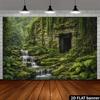 2D Mayan Ruins Backdrop for Adventure, Fantasy and Jungle Themed Photography