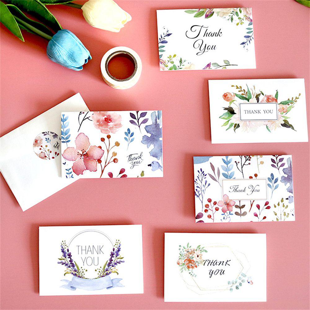 Folding Stickers Flower Floral Envelopes Invitation Card Greeting Cards Thank You Cards Postcard