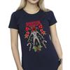 Netflix Womens/Ladies Stranger Things Christmas Demogorgon Cotton T-Shirt