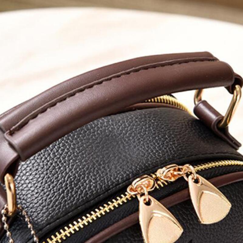 Yogodlns Женская однотонная серая сумка для волос с шариком через плечо, модная сумка через плечо из искусственной кожи