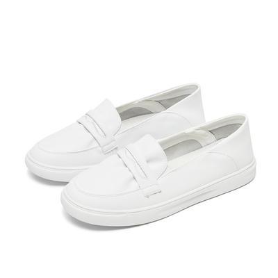 Женская обувь из натуральной кожи для повседневной носки весной и осенью. Туфли на плоской подошве.