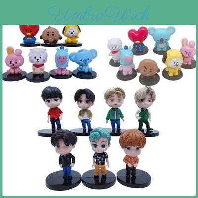 Изысканный набор из 7 фигурок звезд K-pop группы Bangtan Boys для уникального декора