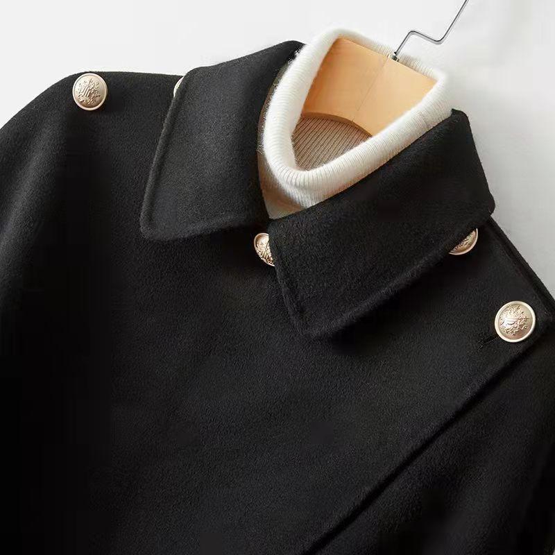 Autumn and Winter Short Woolen Jacket with Elegance and Versatility Cape Coat for Women