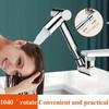 Retractable Universal 1440 °Swivel Robotic Arm Swivel Extension Faucet Aerator Kitchen Sink Faucet Extender 2 Water Flow Mode