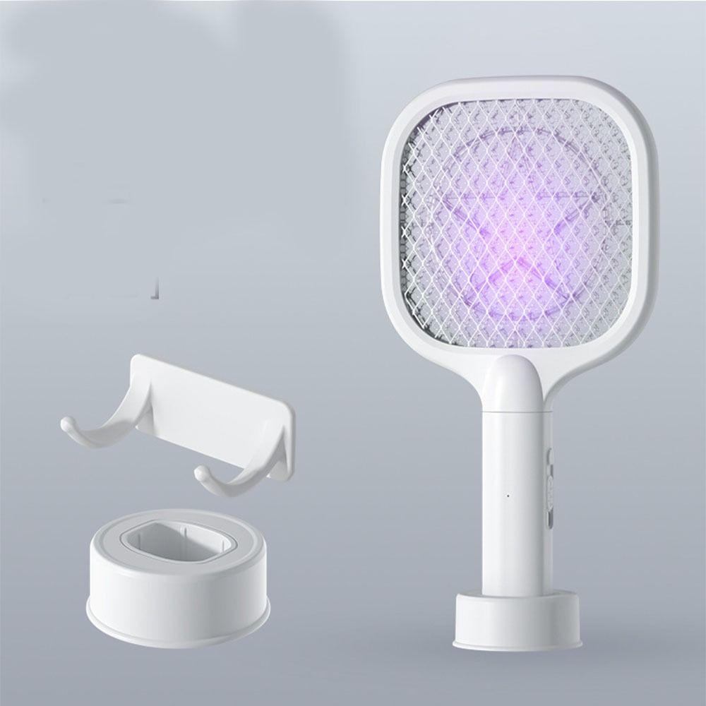 USB Rechargeable Electric Bug Zapper UV Light Mosquito Killer Lamp Mini Insect Racket  Summer