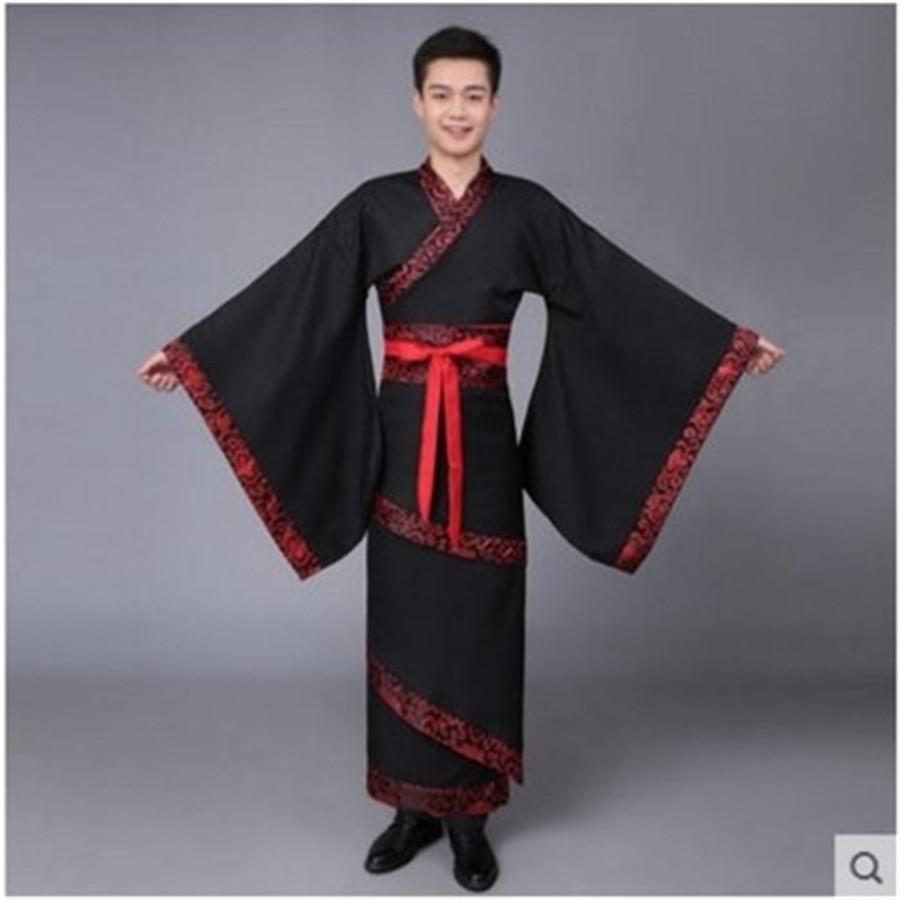 Men Woman Stage Dance Dress Chinese Traditional Costumes New Year Adult Tang Suit Performance Hanfu Female Cheongsam