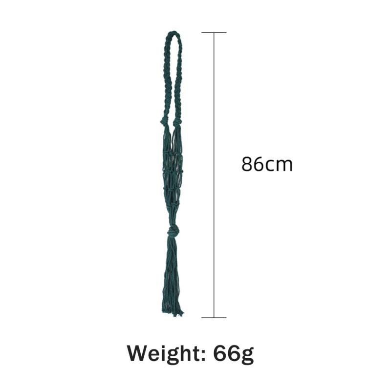 Держатель для винной бутылки в технике макраме, сумка для бутылок в стиле бохо, подвесные бутылки для вина, плетеные веревочные сетчатые сумки для вина