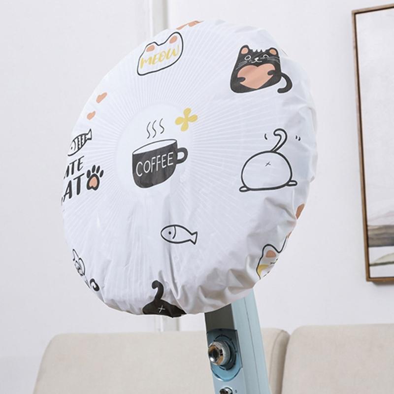 Чехлы для электрических вентиляторов Защитные Водонепроницаемые Пылезащитные Круглые Чехлы для вентиляторов Защита от загрязнения Защита от защемления Пылезащитные чехлы для ручных вентиляторов