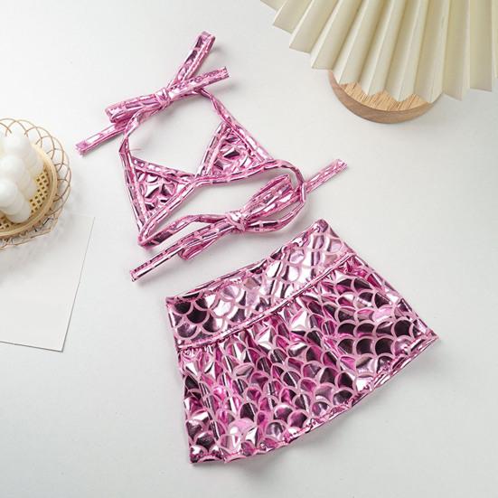 Бикини-платье для собак, сверкающий купальник для собак, купальный костюм «русалка» с блестящей чешуей, летний пляжный наряд для маленьких и средних кошек и собак