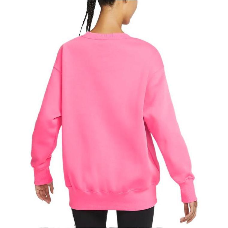 Nike Sweatshirts Women's Pink Crew Neck Moderate Regular DQ5734-684