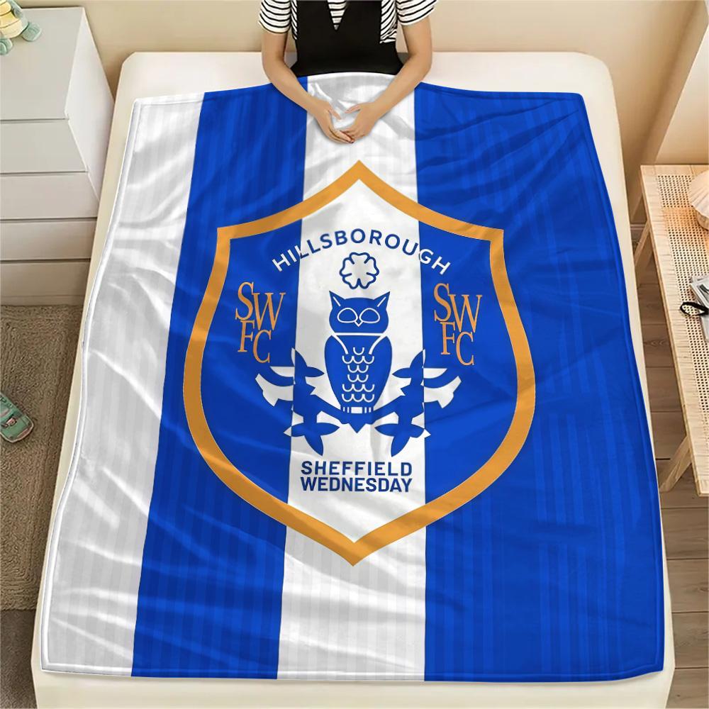 Sheffield Wednesday Flannel Blanket, High quality Comfortable for All Seasons, Home Decor, Warmth and Comfort