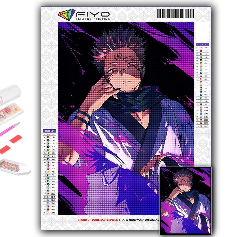 5D DIY Алмазная вышивка Дзюдзюцу Кайсен Алмазная картина Мозаика Украшение дома