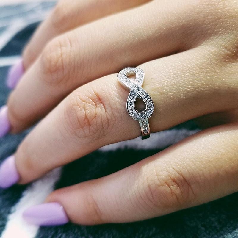 Модные универсальные кольца из стерлингового серебра 925 пробы в европейском и американском стиле, популярные женские кольца