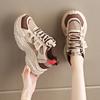 Модные дизайнерские кроссовки на массивной подошве CRLAYDK для женщин, шнуровка, платформа, обувь для ходьбы, женская модная повседневная спортивная обувь для бега, сетчатые теннисные кроссовки