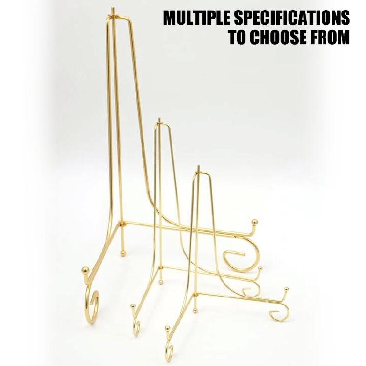 Display Easels for Artistic Presentation Multi Size Metal Stands Antislip Designs Storage Organizers for Display