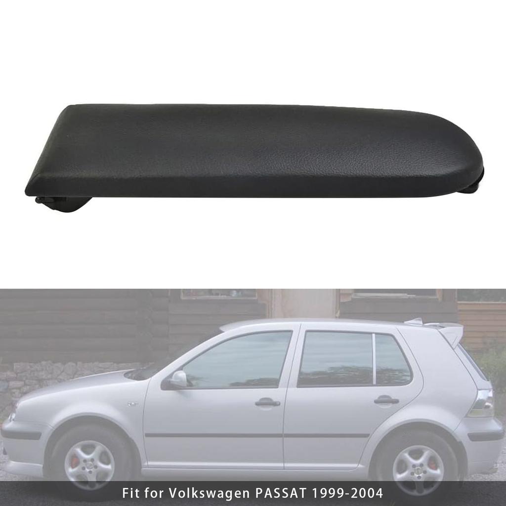 Крышка подлокотника центральной консоли из черной кожи для VW MK4 Jetta Bora Golf 18D867173