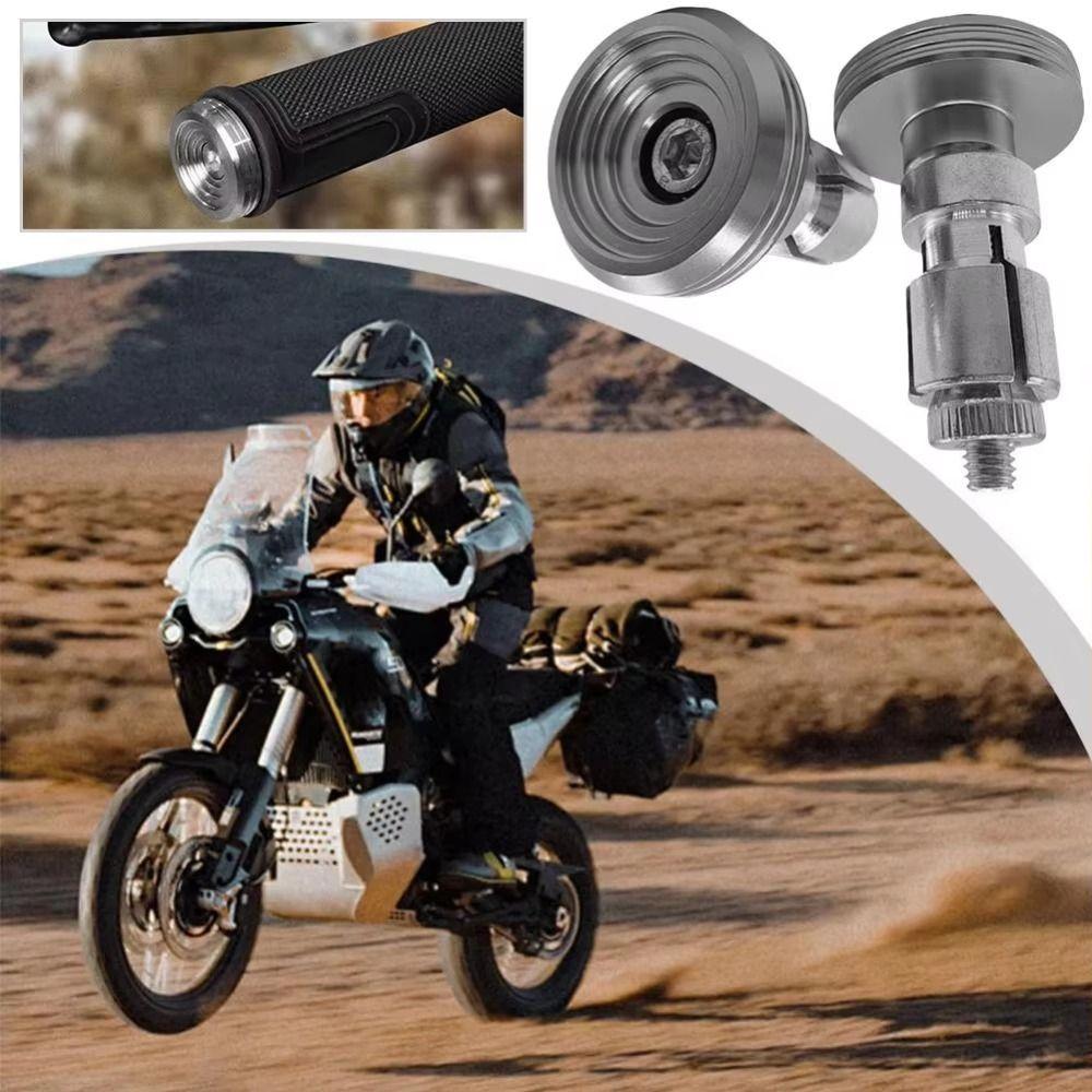 1Pair Universal Handle Plug Anti-corrosion Metal Handlebars End  for Motorcycle Electric Bike