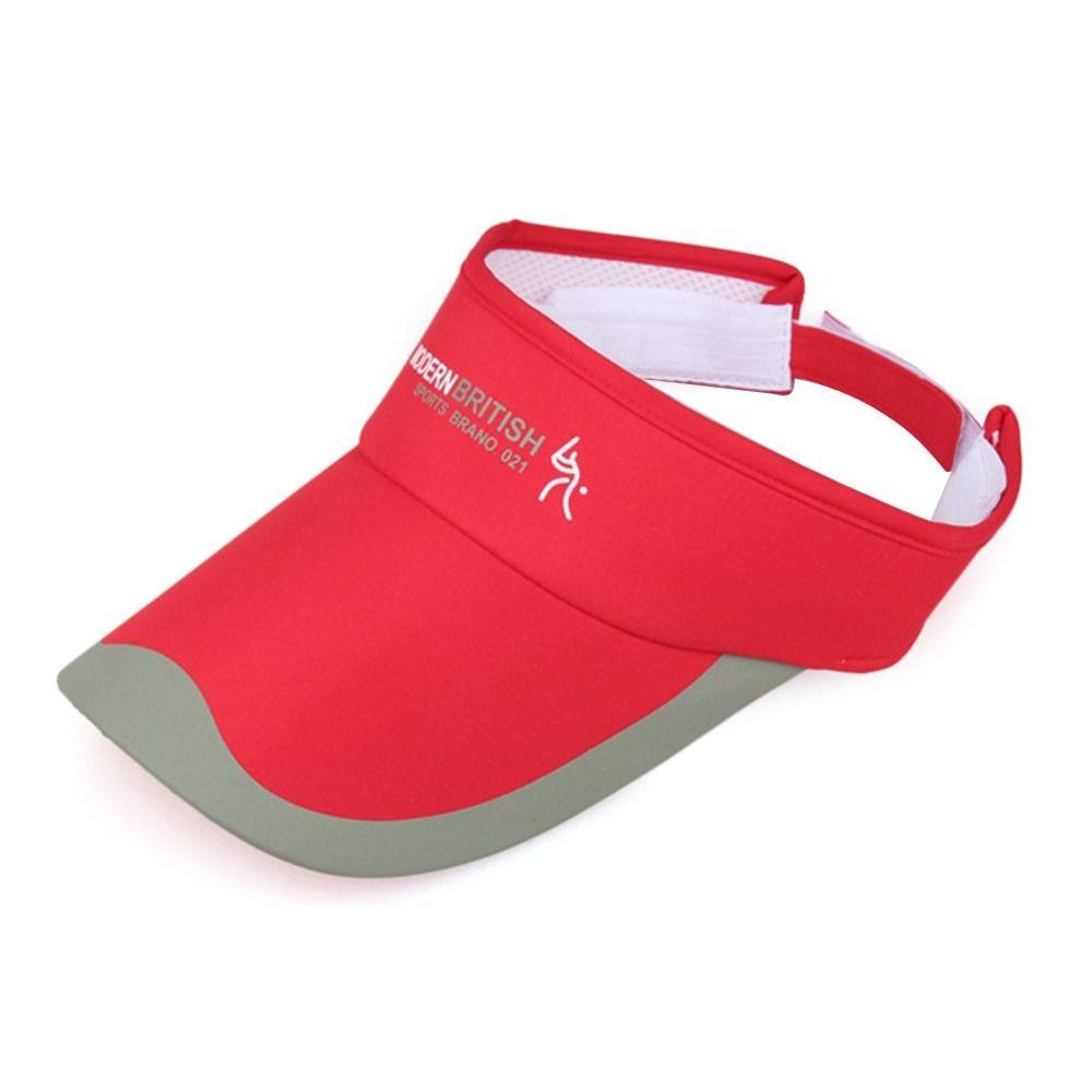 Women Men Tennis Golf Running Top Empty Sun Cap Sun Protection Visor Sunscreen Hat Cotton