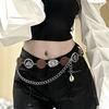 Vintage Adjustable Female Waist Chain Fashion Punk Star Planet Pendant Metal Waist Belt Dress Suit Jeans Waistband Decoration