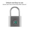 Smart Fingerprint Padlock Small Size Padlock Cabinet Fingerprint Lock Mini Fingerprint Lock