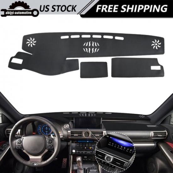 For Lexus IS250 IS350 Leather Car Dashboard Cover Non-Slip Dashmat Dash Mat