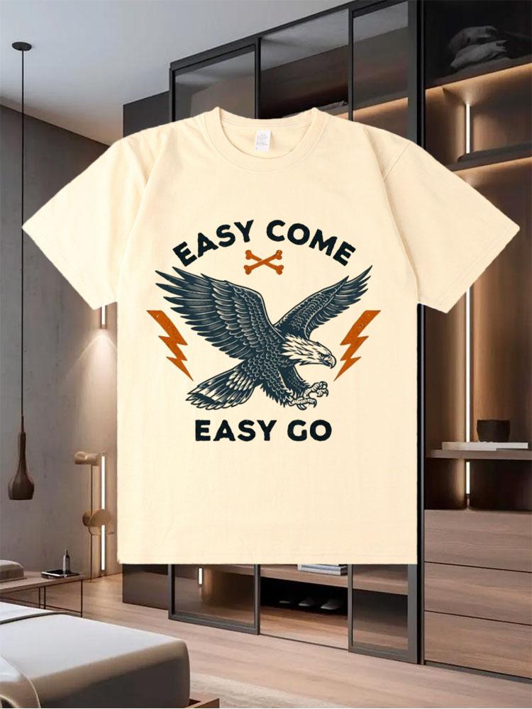 2025 Summer Best - Selling New Men's Pure - Cotton T - Shirts with a Cool and Rebellious Look Trendy Short - Sleeve Tops