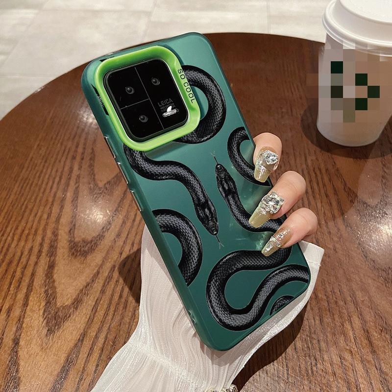 Крутой чехол Snake для iPhone 16 Samsung A55 A35 A34 S24 FE Xiaomi Redmi Note 13 Pro 14C Huawei Honor 200 противоударный бампер для телефона с защитой от царапин