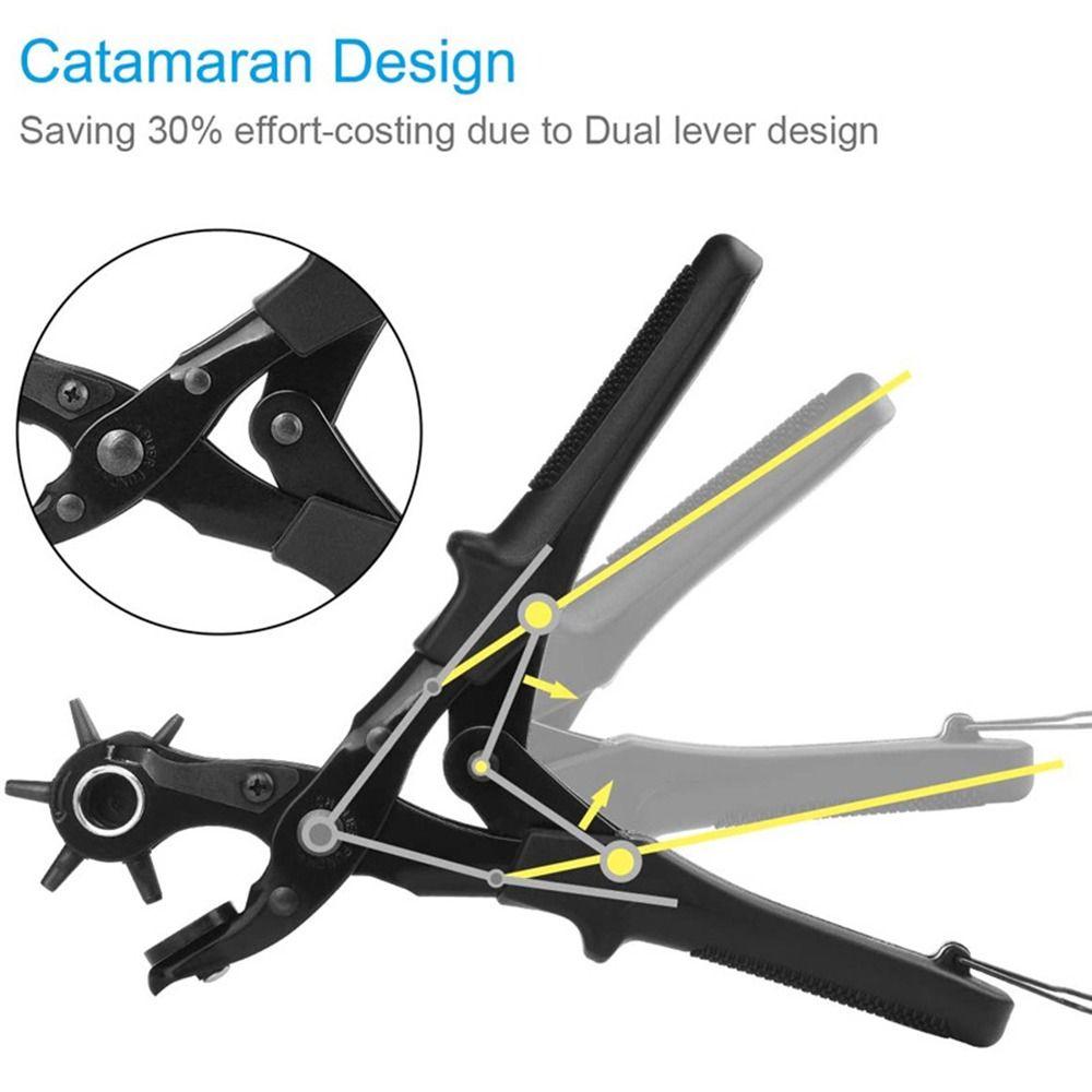 Черные/Синие Мозольные клещи Углеродистая сталь Дырокол Портативные обжимные клещи Сумка