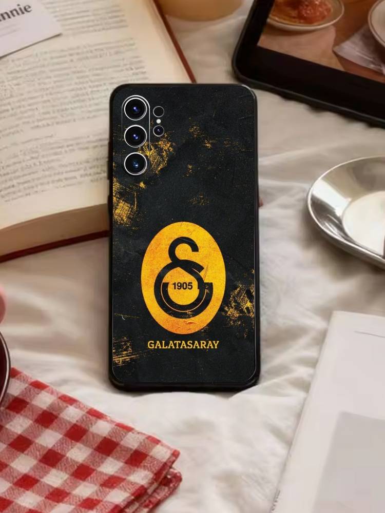 Классический чехол Galatasaray S-SK1905 для Samsung S26,S25,S24,S23,S22,S21,S20,Ultra,Plus,FE Черный мягкий чехол