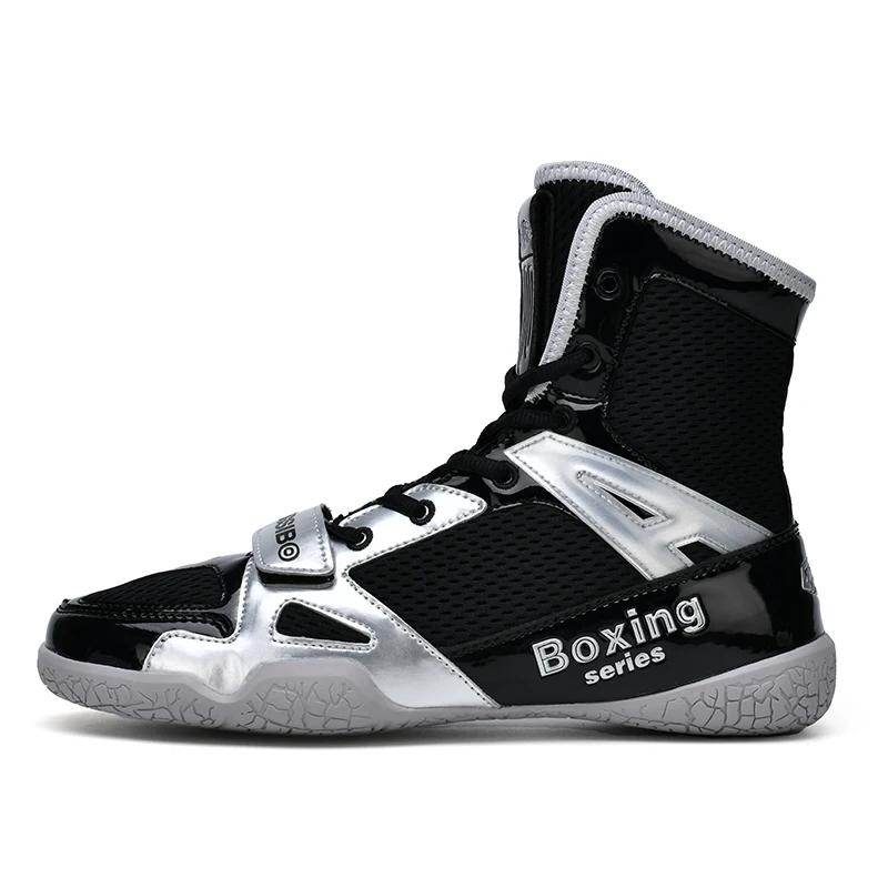 Мужская обувь для борьбы, роскошные боксерские туфли, легкая летная обувь, противоскользящие борцовские кроссовки