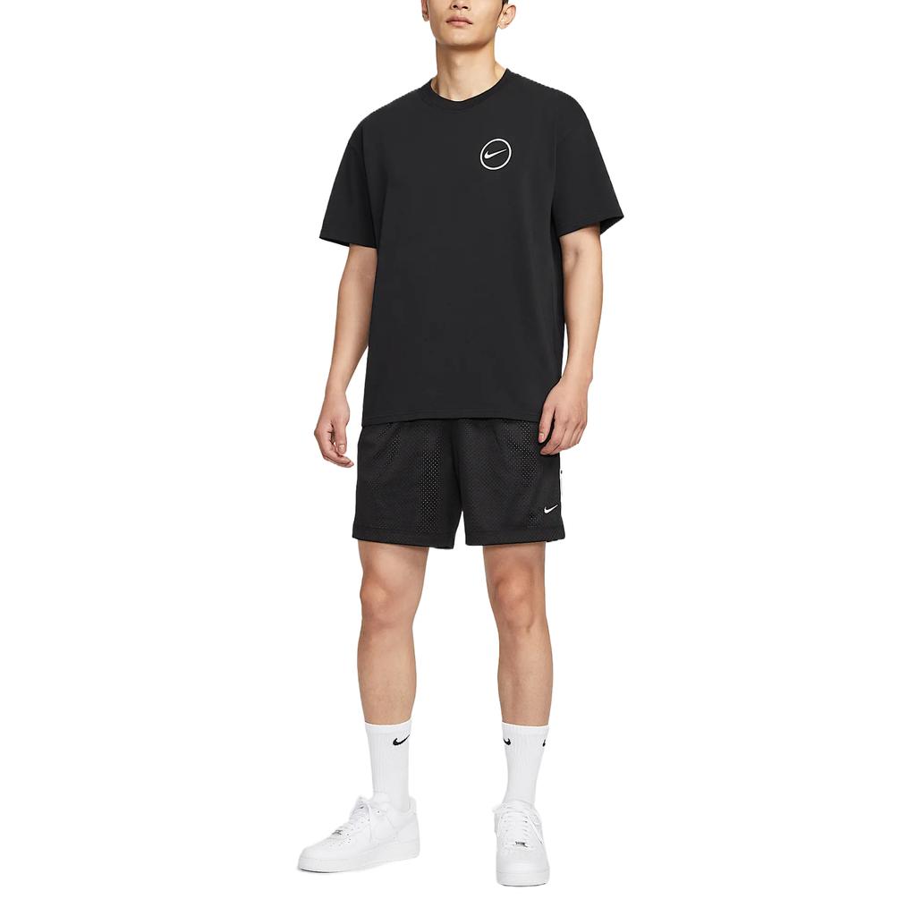 Nike T Shirts Men's Black Crew Neck Moderate HJ3407-010