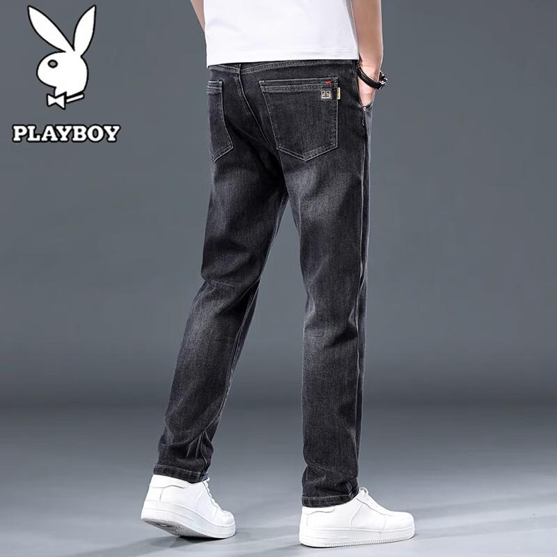 Playboy Men's Casual Straight-Leg Jeans