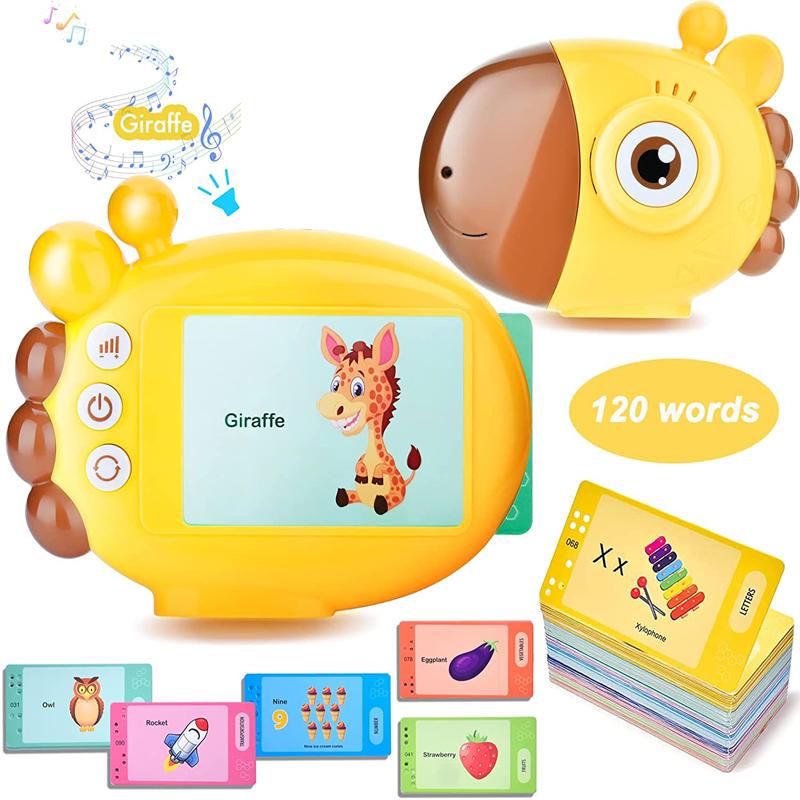 Детские игрушки для изучения языка, русская, английская электронная книга, говорящие флеш-карты, обучающая машина для малышей 2-6 лет