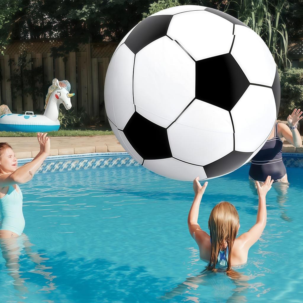 Outdoor Games Inflatable Toys Grass Soccer Ball School Fun Sports Ball Beach Ball Thickened PVC Inflatable Giant Football