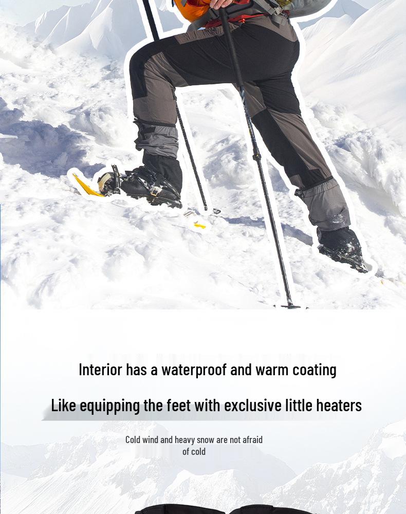 Водонепроницаемые туристические гетры: Снежные, песочные и грязезащитные гетры для альпинизма