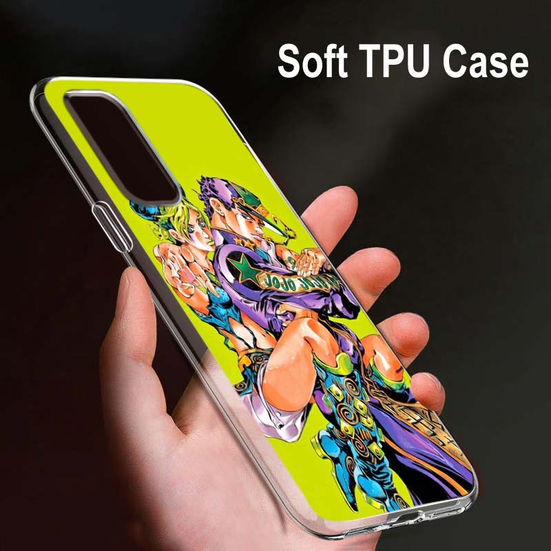 Jojo's Bizarre Adventure Jojo для OPPO Reno7 SE 6 5 ZF 4G 5G Find X2 X3 Neo Lite Pro Plus прозрачный мягкий чехол для телефона