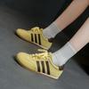 Women's Autumn New Round Head Platform Trend Comfortable Versatile Lace-up Casual Sports Shoes