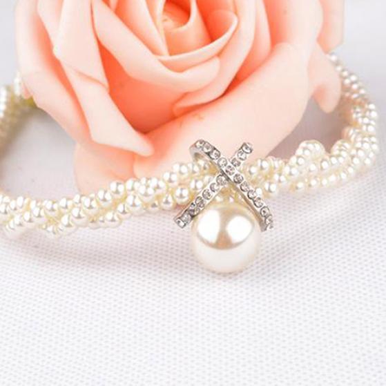 Женская мода кулон-цепочка колье из искусственного жемчуга массивное ожерелье ювелирные изделия