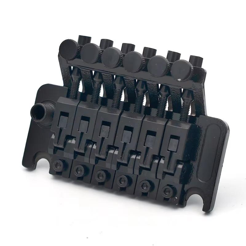 Двухточечная система тремоло-бриджа с рычагом для электрогитары, Цвет Черное Золото Хром, Гитарная Деталь