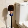Креативная Туалетная Щетка с Держателем Забавный Дизайн Куклы Президента Декор Ванной Комнаты Инструмент для Чистки Новинка Аксессуар для Туалета Бытовой