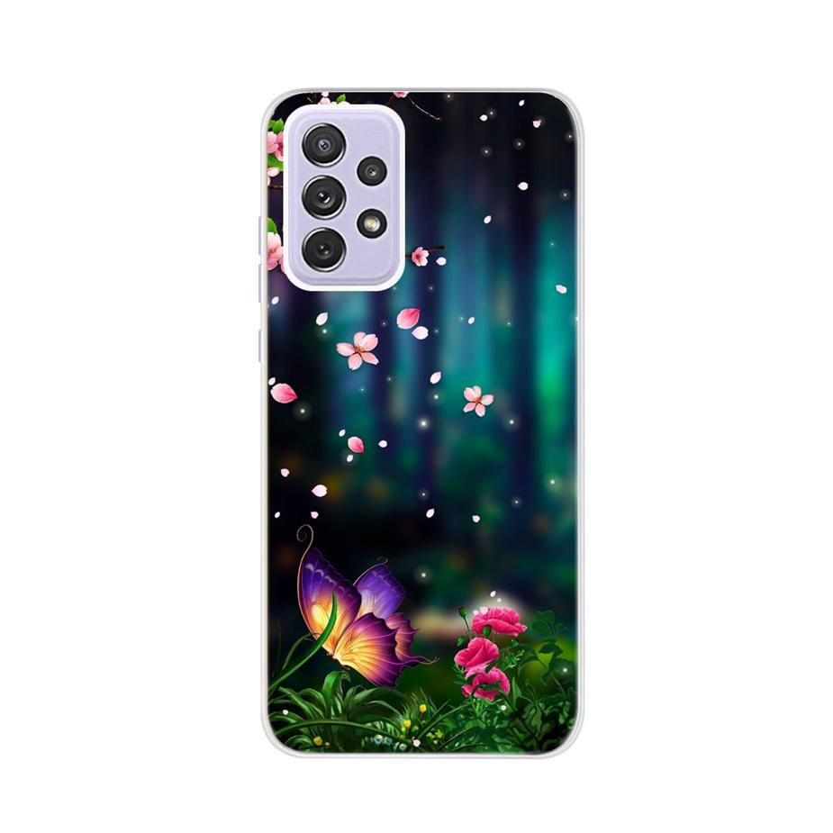 Чехол для Samsung Galaxy A52 Чехол Samsung A32 A52 A72 5G Мягкий Силикон Милый Модный Чехол для Телефона Для Galaxy A 32 52 72 Fundas Capa