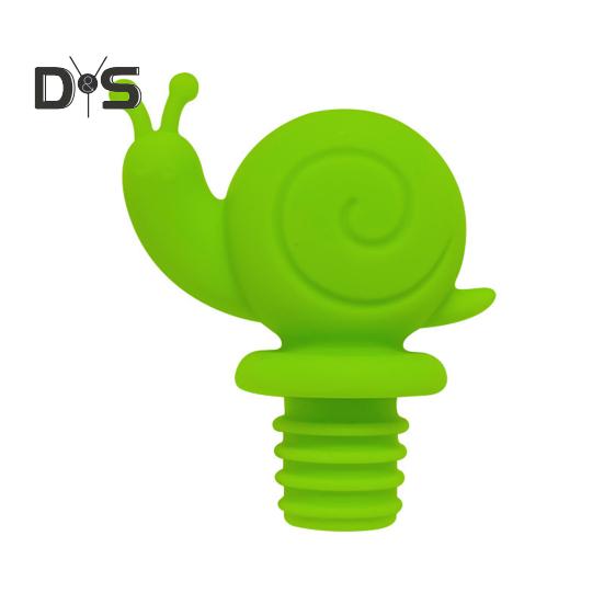 Пробка для винной бутылки в виде улитки с 3D-дизайном, герметичная винная пробка, пищевой силикон, герметик для стеклянных бутылок вина и пива, заглушки для красного вина, аксессуар для сохранения