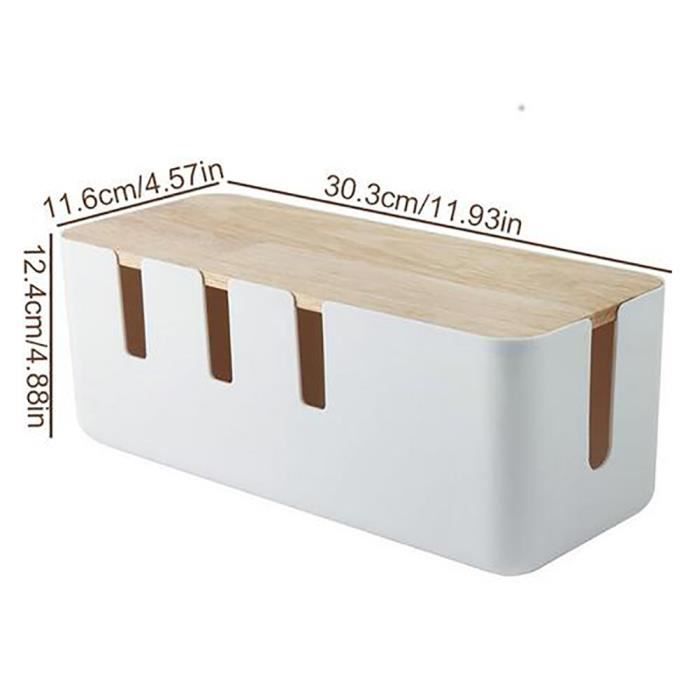 Rangement - SURENHAP - - Bois d'hévéa - 9,1x18x12,7 cm - Mixte