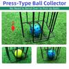 Large Capacity Pickleball Picker Upper Ergonomic Handle Tennis Ball Picker  Professional Use
