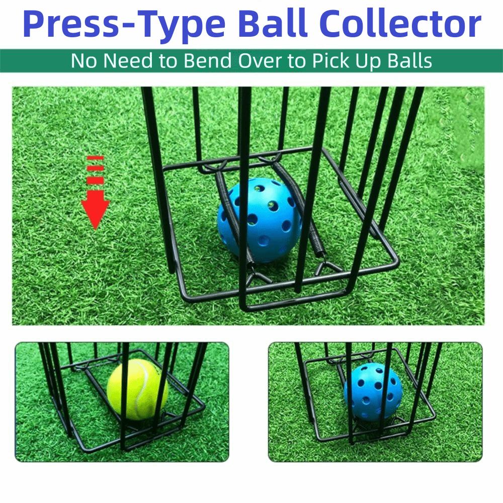 Large Capacity Pickleball Picker Upper Ergonomic Handle Tennis Ball Picker  Professional Use