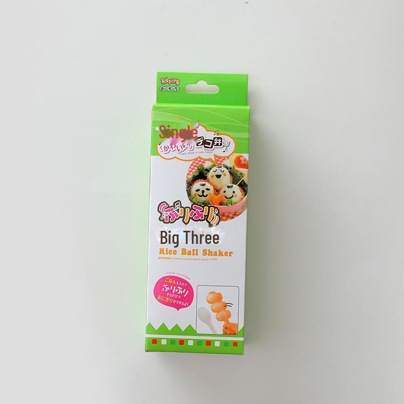 Форма для приготовления рисовых шариков в стиле Douyin: 3-х предметный инструмент для приготовления детского питания TIY