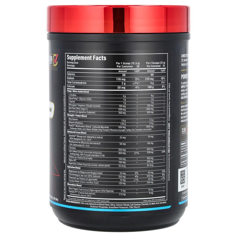 IMPACT™ PUMP XTREME, Blue Raspberry, 1.02 lbs (465 g)