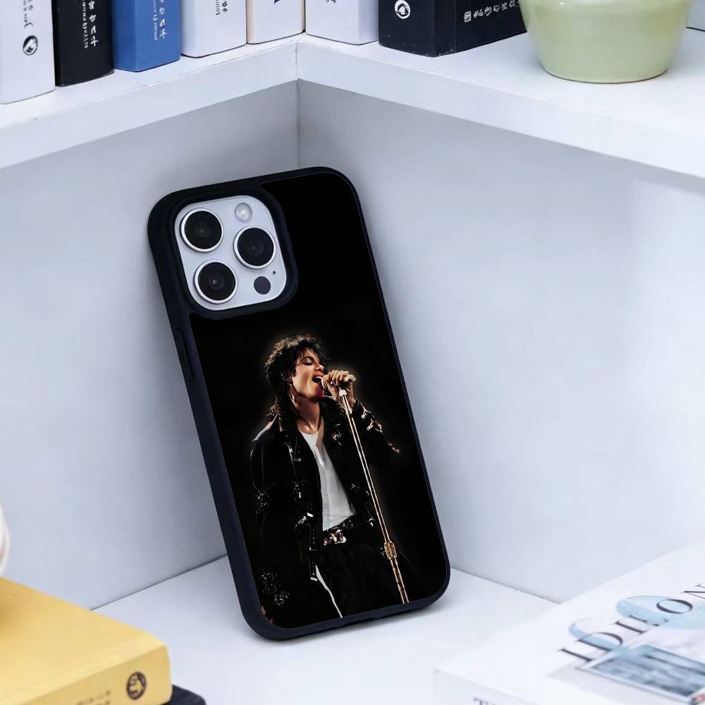 Чехол для телефона с певцом Майклом Джексоном для iPhone 14,16,15,13,17,12,Plus,Pro,Max Магнитный Для Magsafe Матовый Чехол
